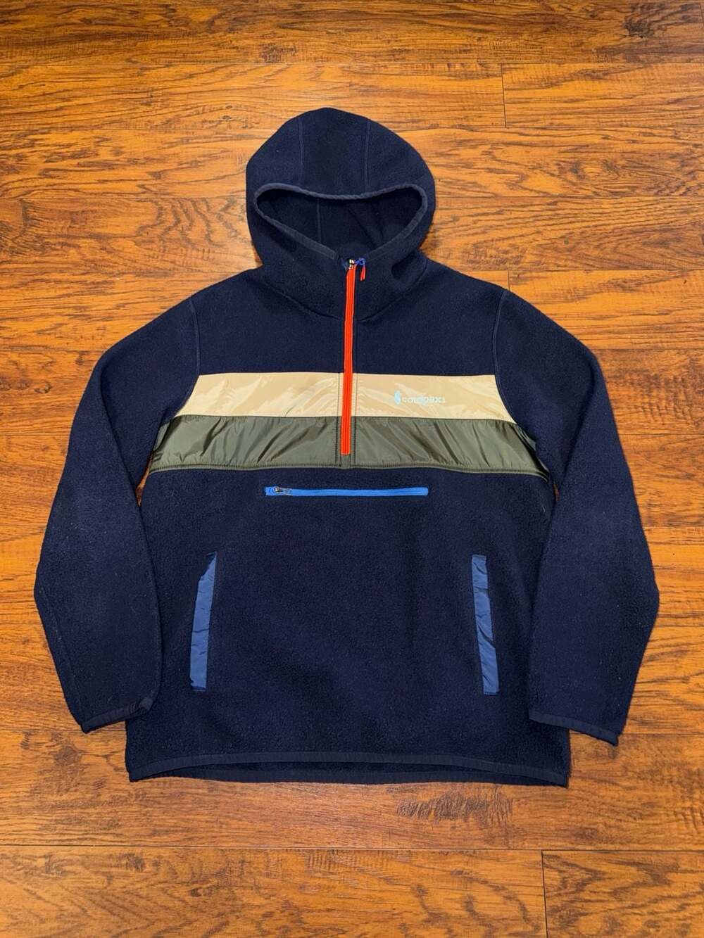 Cotopaxi Teca Fleece Hooded Half-Zip Jacket Blue
